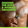 GilletteLabs Body + Intimate Razor for Men, 1 Handle &