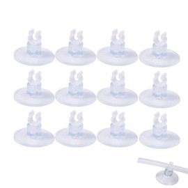 Pack of 30 Aquarium Suction Cup Clips Aquarium Suction Cup Holder Transparent Aquarium Suction Cup with Hose Holder for 5 mm x 25 Airline Air Line Hose Holder