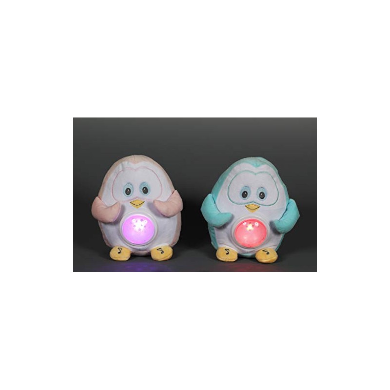 GIPSY 070994 Night Light with Music, Penguin Pink