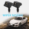 2PCS Front Windshield Washer Nozzles, Car Wash Spray Nozzle, Windshield