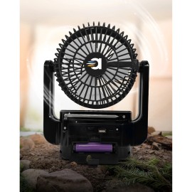 airbro™ RXF-20 Rechargeable Portable Fan, Bluetooth® Speaker, and 3-Band Radio