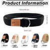 OT-NVWOZR 5 PCS Canvas Belt for Men, Web Fabric Casual