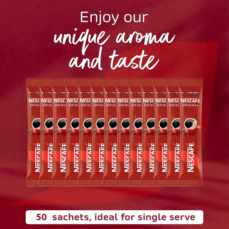 Nescafe Original Individual One Cup Instant Coffee Sachets x 50