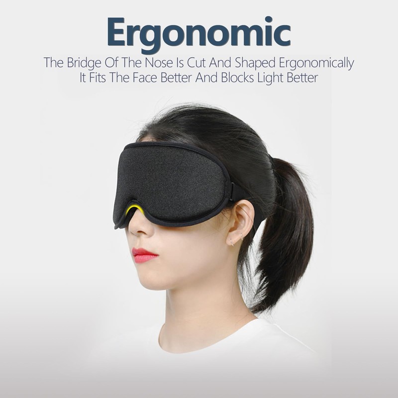 Sleep Mask Women & Men, Sleep Masks and Blindfold, 3D