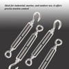 Turnbuckle 304 Stainless Steel Hook and Eye Turnbuckle Heavy Duty