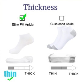 UoUoUosocks 14 Pack Lightweight Athletic Socks for Men & Women,Low Cut Breathable Ankle Socks, Thin Casual Socks (10-13,black/white)