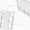 HVAC OV 6x10 Inch White Access Panel for Drywall –