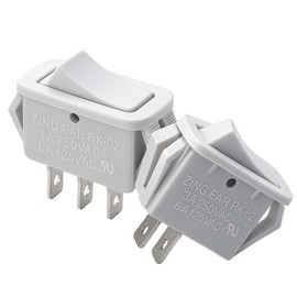 S97016970 Series Range Hood Rocker Switch Kit for Vent Hoods Replacement Fan Motor and Light Switch Parts Compatible with 02104-00, 02105-00, 1256884, 561093