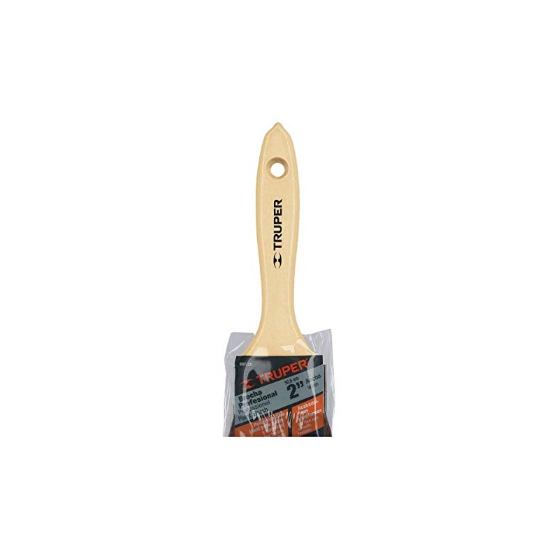 Brocha 2' con mango de madera, pelo de camello Truper