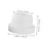 CIYODO 4pcs Pool Ladder Bumper Rubber Stoppers for Above Ground