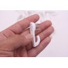20Pcs Plastic Picture Hooks for Hard Wall Picture Hanging Kit