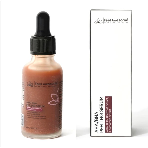 FEEL AWESOME AHA BHA Peeling Serum – 10% AHA, 2%