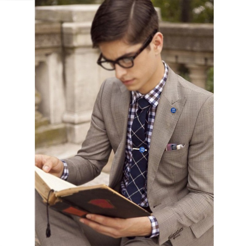 Perfect JW.Org Gift-Jw.org Necktie Clip and Lapel Pin Set With
