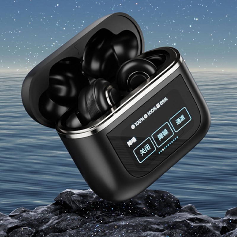 V8 Wireless BT Headset LCD Full Color Smart Display Touch