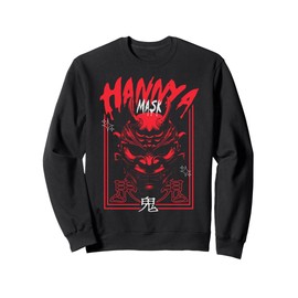 Hannya Mask - Urban Streetwear Statement Sweatshirt
