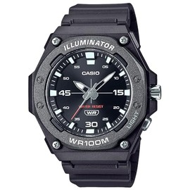 Casio Reloj Deportivo para Hombre, Análogico, Color Negro