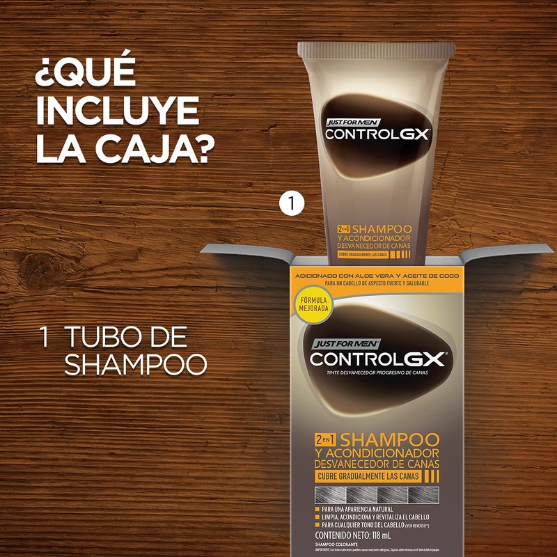 Just for Men Control Gx Shampoo Y Acondicionador Desvanecedor De
