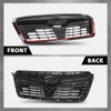 G-PLUS Front Grill w/Camera Hole Gloss Black w/Red Line Compatible