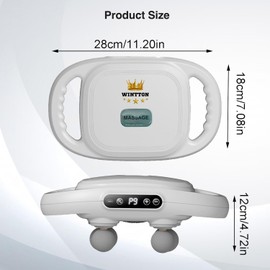 WINTTON - 6 Head Massager Gun - Massage Tools - Back Massager - Body Massager - Body Massagers for Muscles - Deep Tissue Massage Gun Portable - Hand Held Massager for Sore Muscles