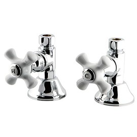 Kingston Brass CCK44151PX Straight Stop Shut Off Valve, Polished Chrome