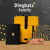 Dingbats* - Pro B5 Lined Large Notebook - Black Textile