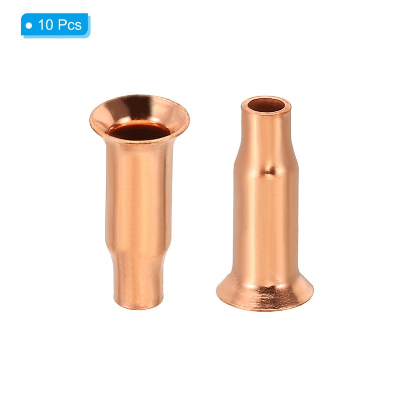 PATIKIL 1/8" (3mm) ID Copper Tube Flare Fitting, 5 Pcs