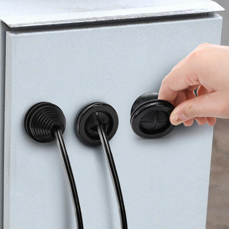 Yarlung 42 Pack Rubber Grommets Assortment Kit for Wire Protection,