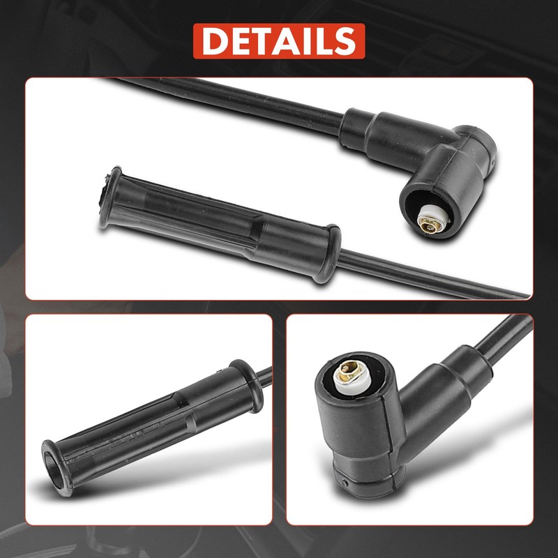Frankberg 4x Ignition Cable Set Ignition Cable Compatible with Logan
