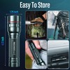 Rechargeable Flashlights High Lumens, G1000 Super Bright Flash Light Grey,