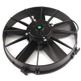 Puller Radiator Cooling Fan 30102038 12V Compatible with Spal 1640 CFM Paddle Blade 12 Inch Straight Blade VA01-AP70/LL-36A