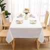 smiry Rectangular Table Cloth Wipe Clean 140x200 cm, Wipeable Water