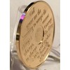 1 Year 24K Gold Plated AA (Alcoholics Anonymous) - Sober
