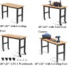 Workpro Adjustable Workbench 48"X22"/60''x2 - 48"x22" with Leveling Foot