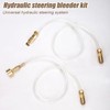 2pcs Hydraulic Steering Bleed Kit, Boat Bleed Kit Filler Tube