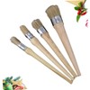 Operitacx 4pcs Round Head Paint Brush Set Large for Fence