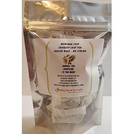 Moringa Leaf and Soursop Leaf Mix Tea Bags (10 Pk)