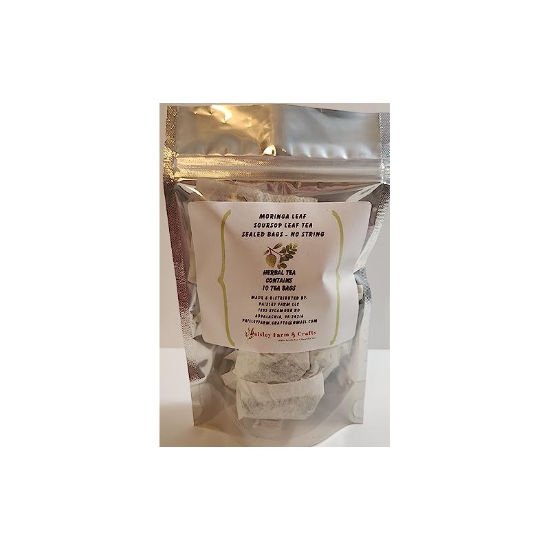 Moringa Leaf and Soursop Leaf Mix Tea Bags (10 Pk)
