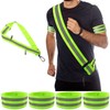 Reflective Running Gear, High Visibility Safety Reflective Sash with Quick