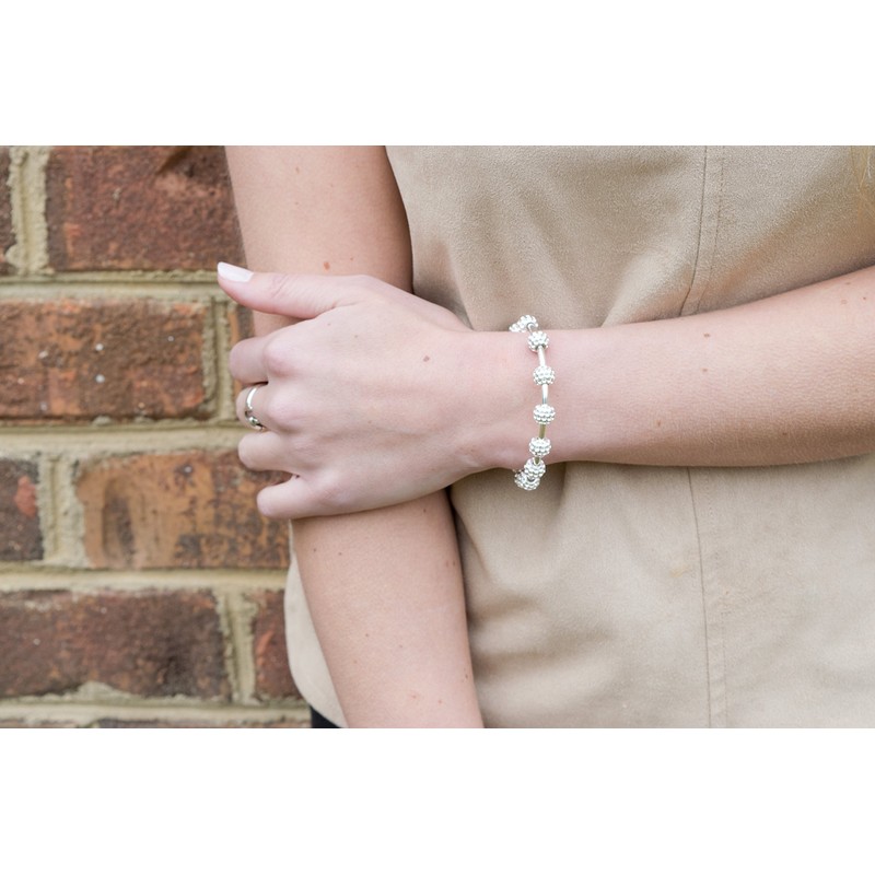 Chelsea Charles Golf Goddess Stroke/Score Counter Bracelet - Silver Golf