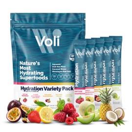 VOLI WELLNESS- Hidratación Voli, Paquete Variedad, Hidratación Superalimento, Musgo de Mar Irlandés, Aquamin (Magnesio Natural), Coc                  