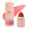 LOPHE Liquid Blush for Cheeks, Soft Cream Liquid Blush, Natural-Looking