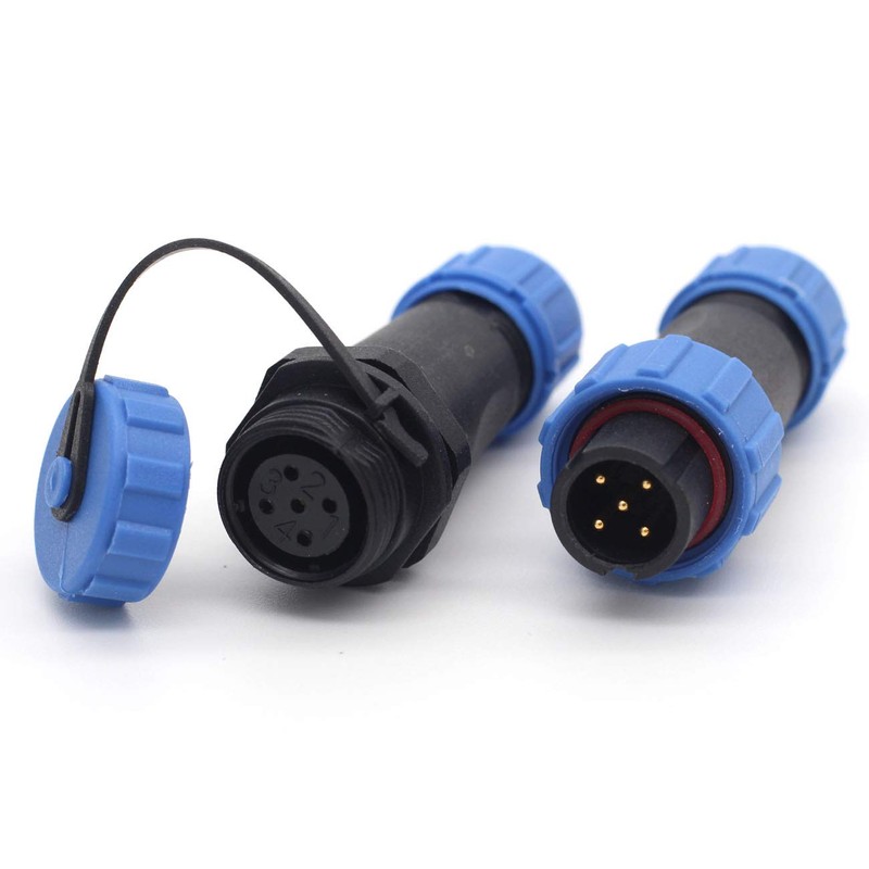 SZJELEN SP13 2pin/3pin/4pin/5pin/6pin/7pin/ 9pin Aviation Cable Connector,IP67 Waterproof Electrical Wire
