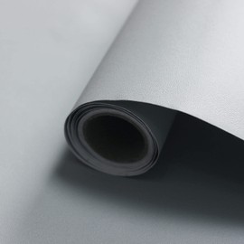 WADILE Peel and Stick Wallpaper 15.9in x 78.7in, Solid Color Contact Paper Waterproof, Vinyl Colored Wall Paper Self Adhesive, Textured Wallpaper Removable for Cabinets/Countertop, Light Gray