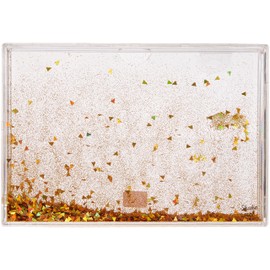 LEGAMI GPF0003 Glitter Medium Yellow Photo Frame 16 x 11 cm