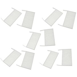 vhbw Filter Set Replacement for Zehnder 527005190 for Ventilation Unit, Air Filter G4 / F7 (Pack of 10), 19 x 10 x 3 cm, White