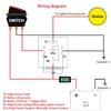 JUTOSU 5 Pole Relay, In-Car Relay, SPDT Relay Socket with