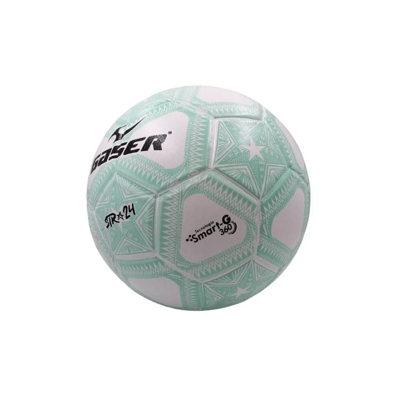 Gaser Balón de Fútbol Laminado No. 5, STR 24, (Menta)