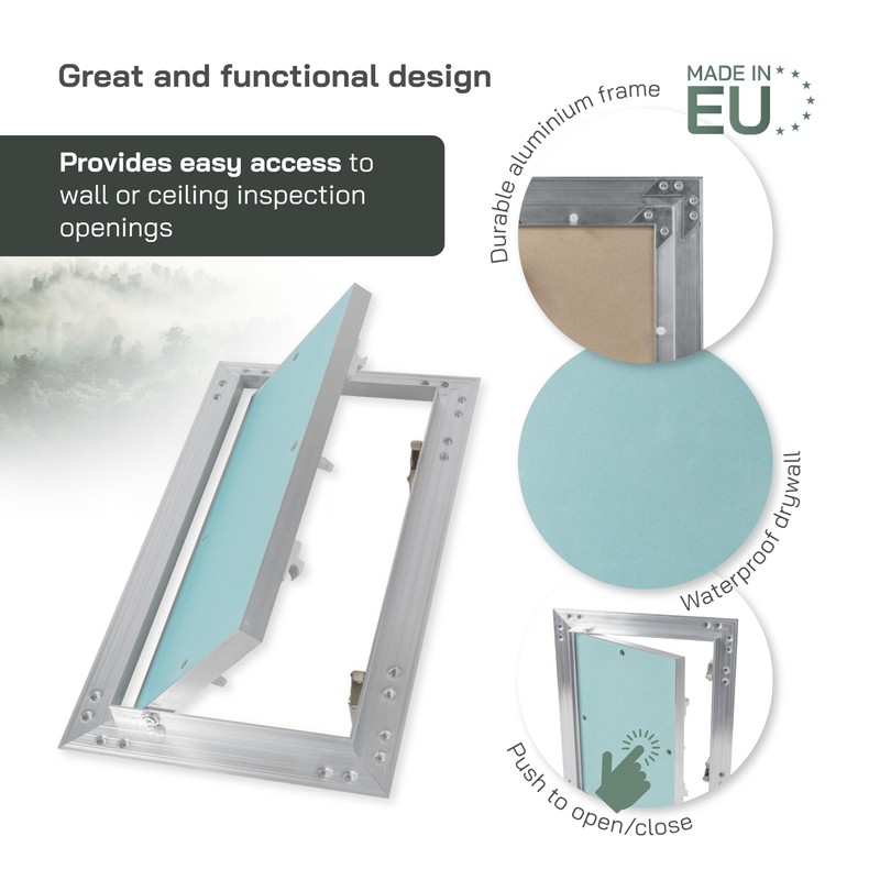 Vent Systems 6" x 12" Inch Access Panel - Drywall,