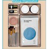 7 PCS Stackable Clear Drawer Organizer, Vanity Drawer Organizer Trays,