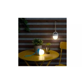 IKEA SOMMARLÅNKE LED pendant lamp, Blue/battery operated outdoor, 3 7/8 "